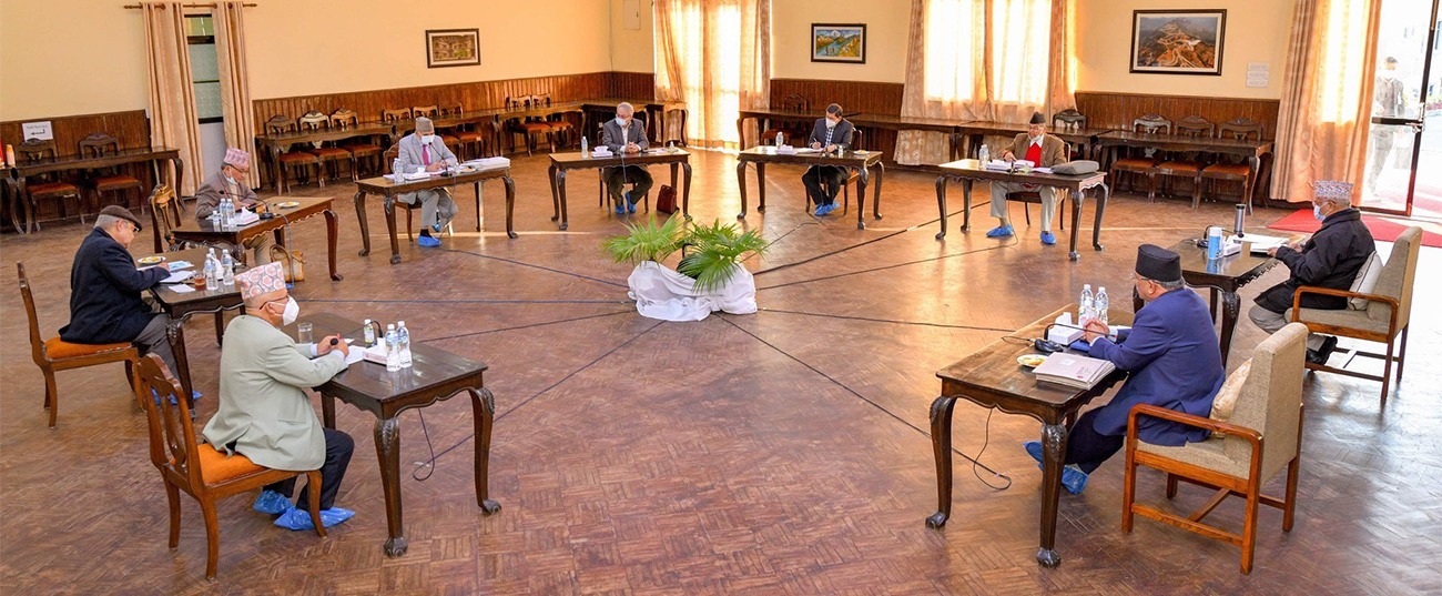 नेकपा सचिवालय बैठक बिनानिष्कर्ष टुंगियो, आइतबार बोलाइयो स्थायी कमिटी